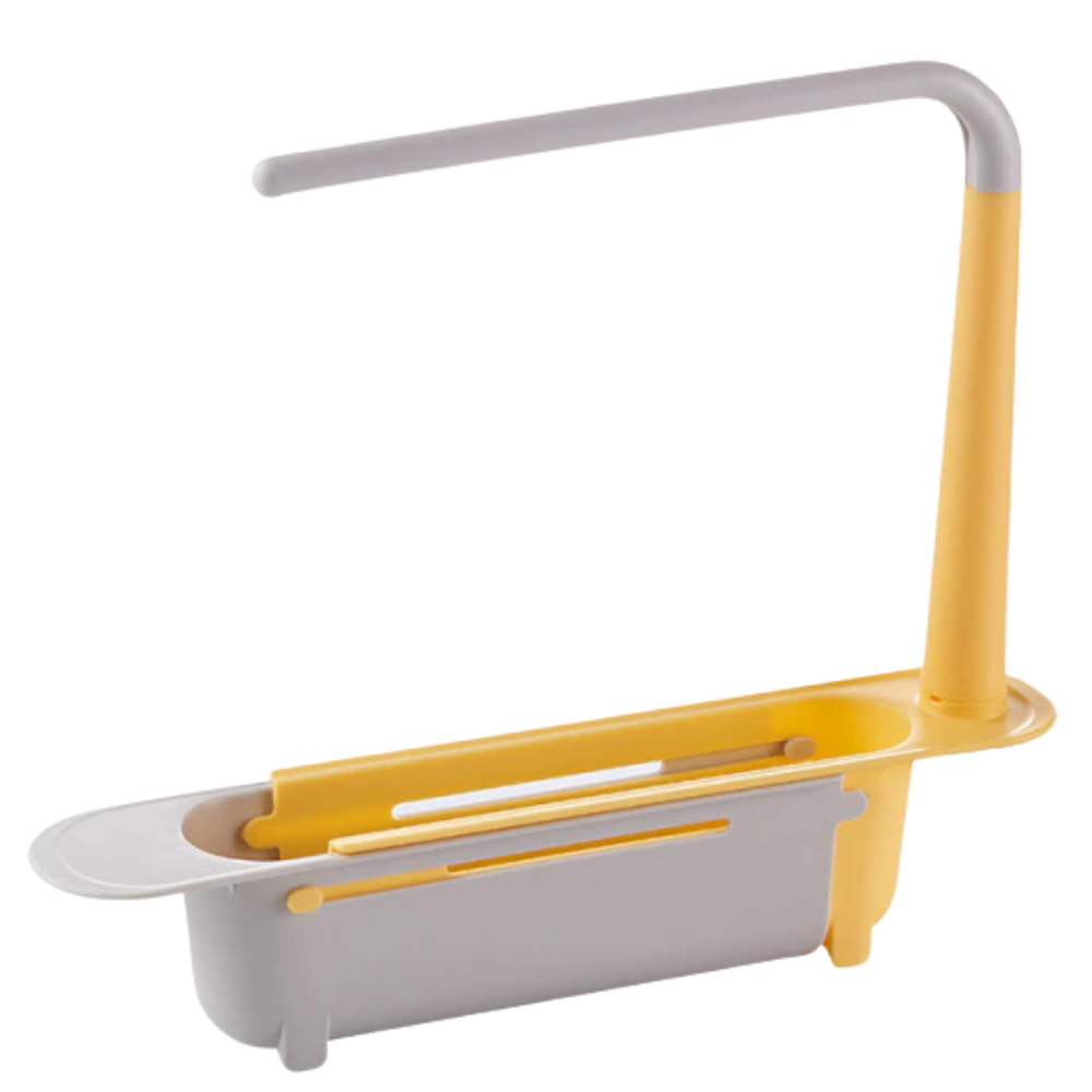 Extendable Storage Rack for Sink -Yellow - Ozerty