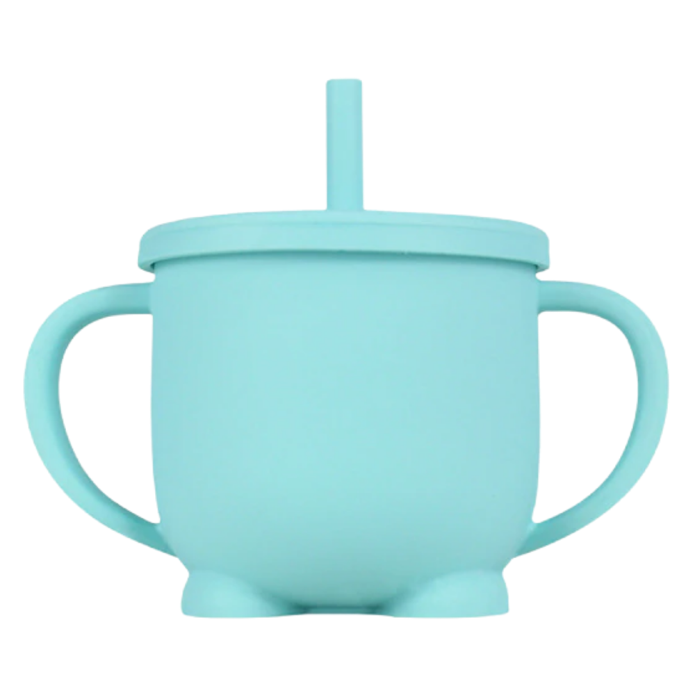 Silicone Sippy Baby Cup -Mint - Ozerty