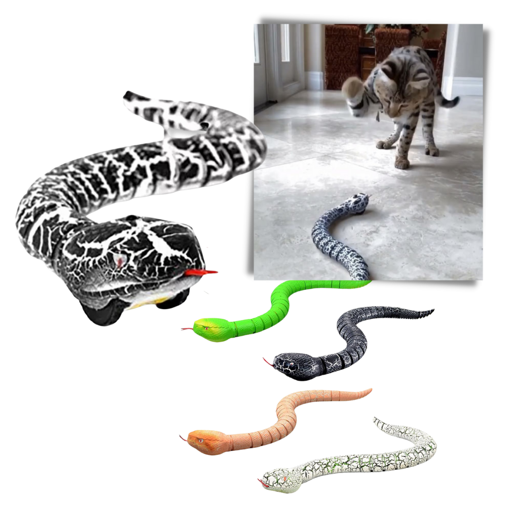 Remote control interactive snake toy for cat - Ozerty