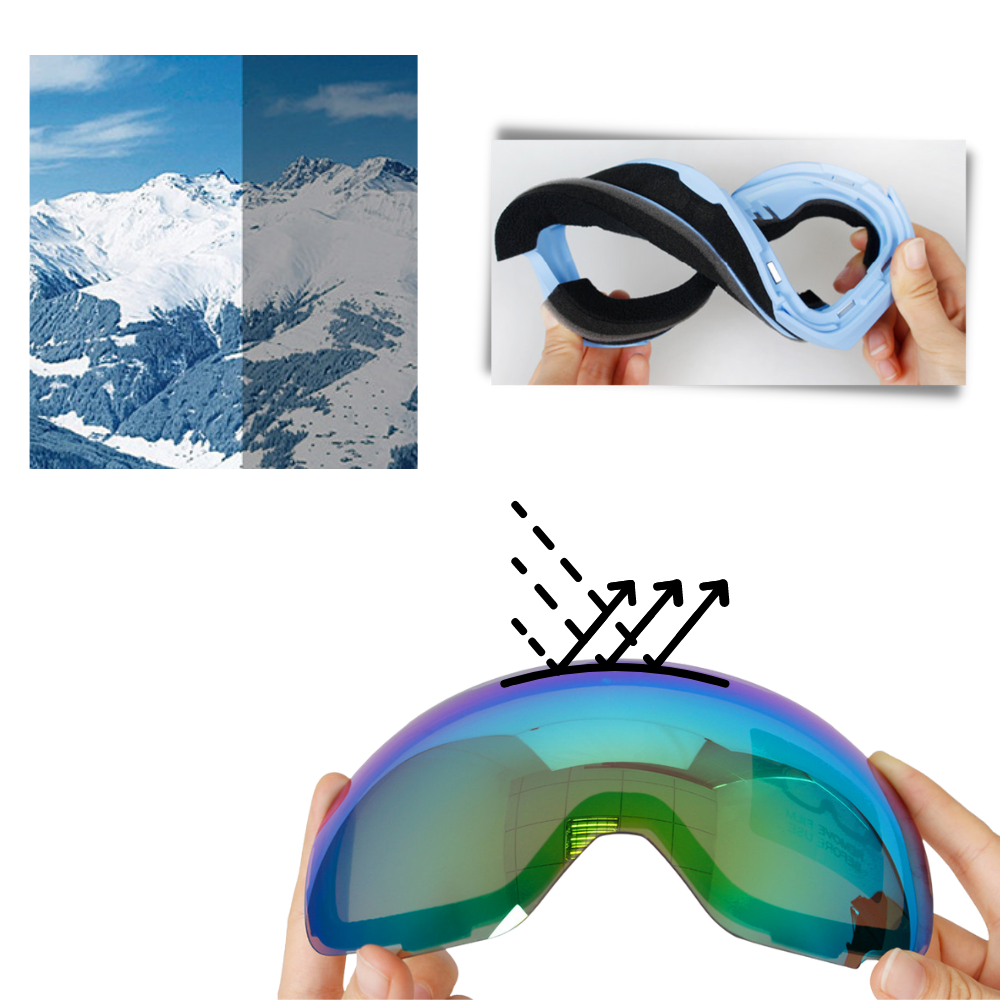 Snow Goggles with Lens Bundle - Ozerty