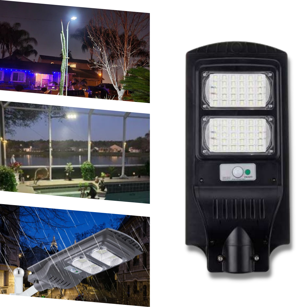 Motion-Sensing Solar-Powered Outdoor LED - Ozerty