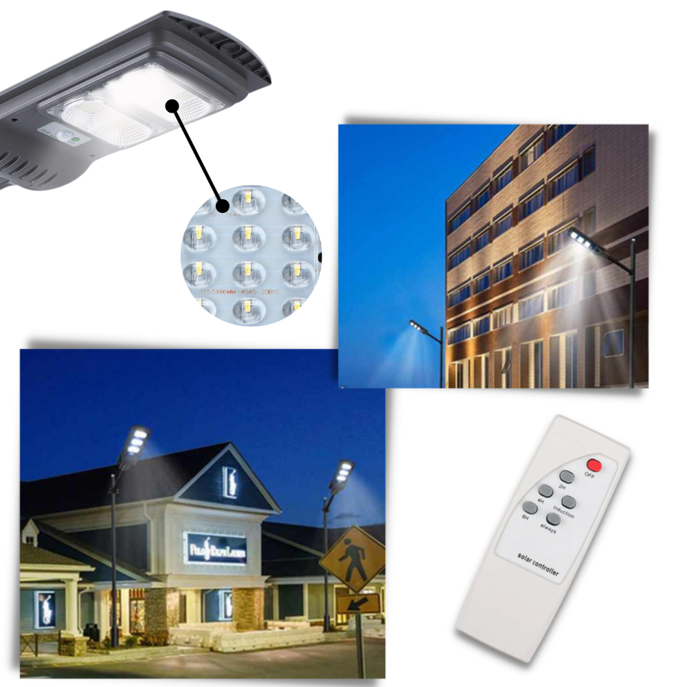 Motion-Sensing Solar-Powered Outdoor LED - Ozerty