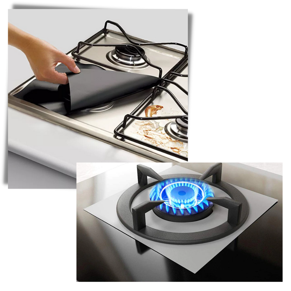 Gas Stove Protector Mat (Pack of 2) - Ozerty