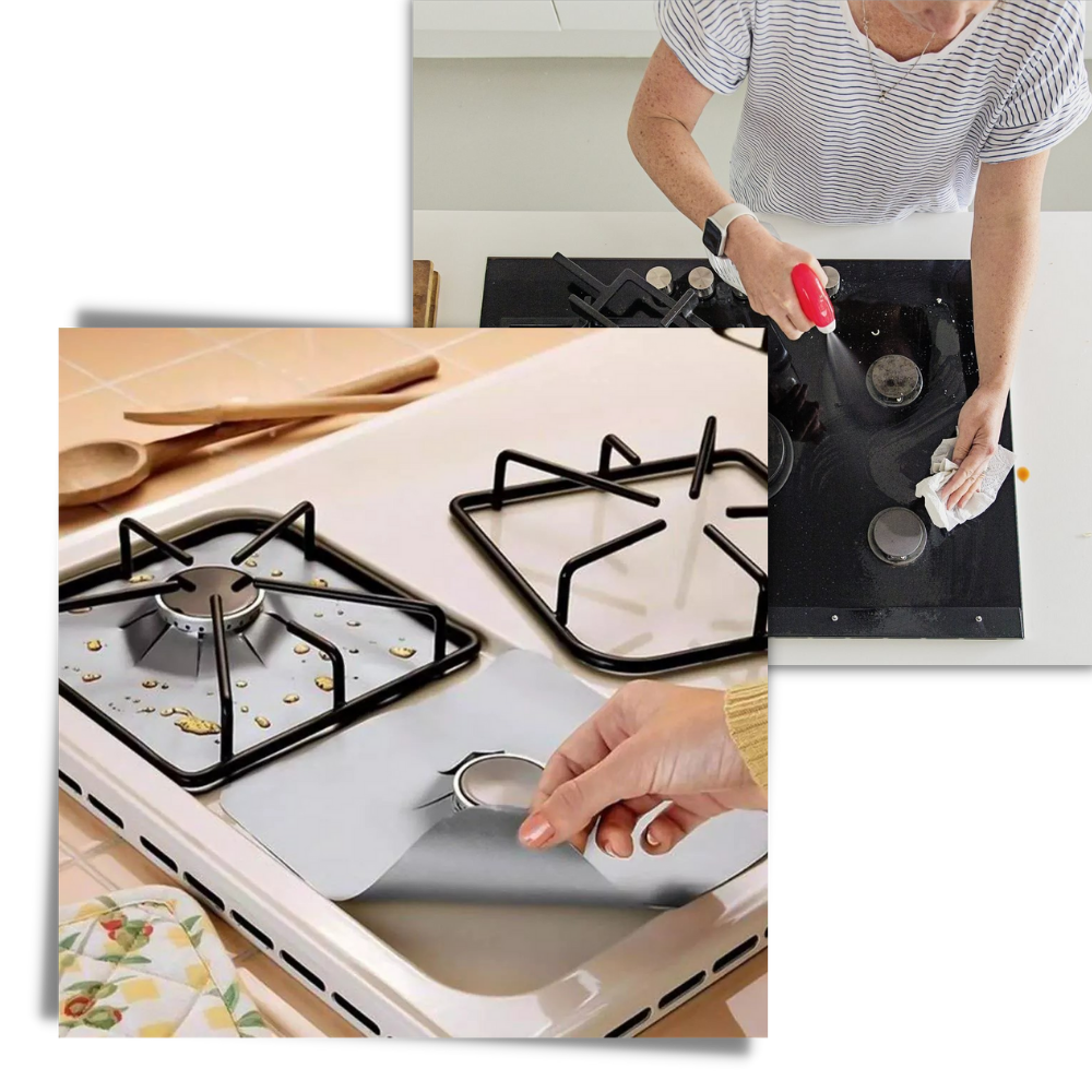 Gas Stove Protector Mat (Pack of 2) - Ozerty