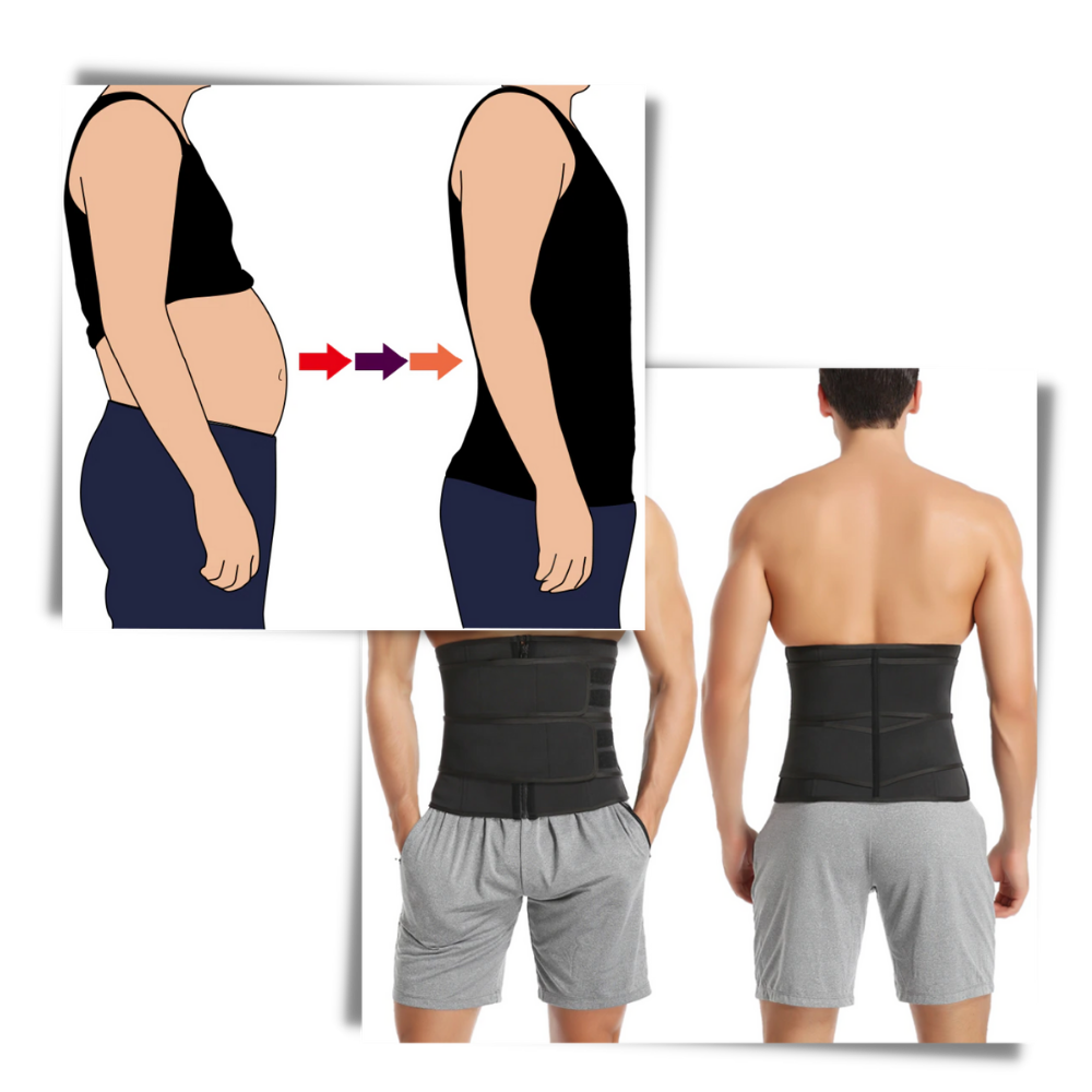 Double Strap Sauna Waist Trainer - Ozerty