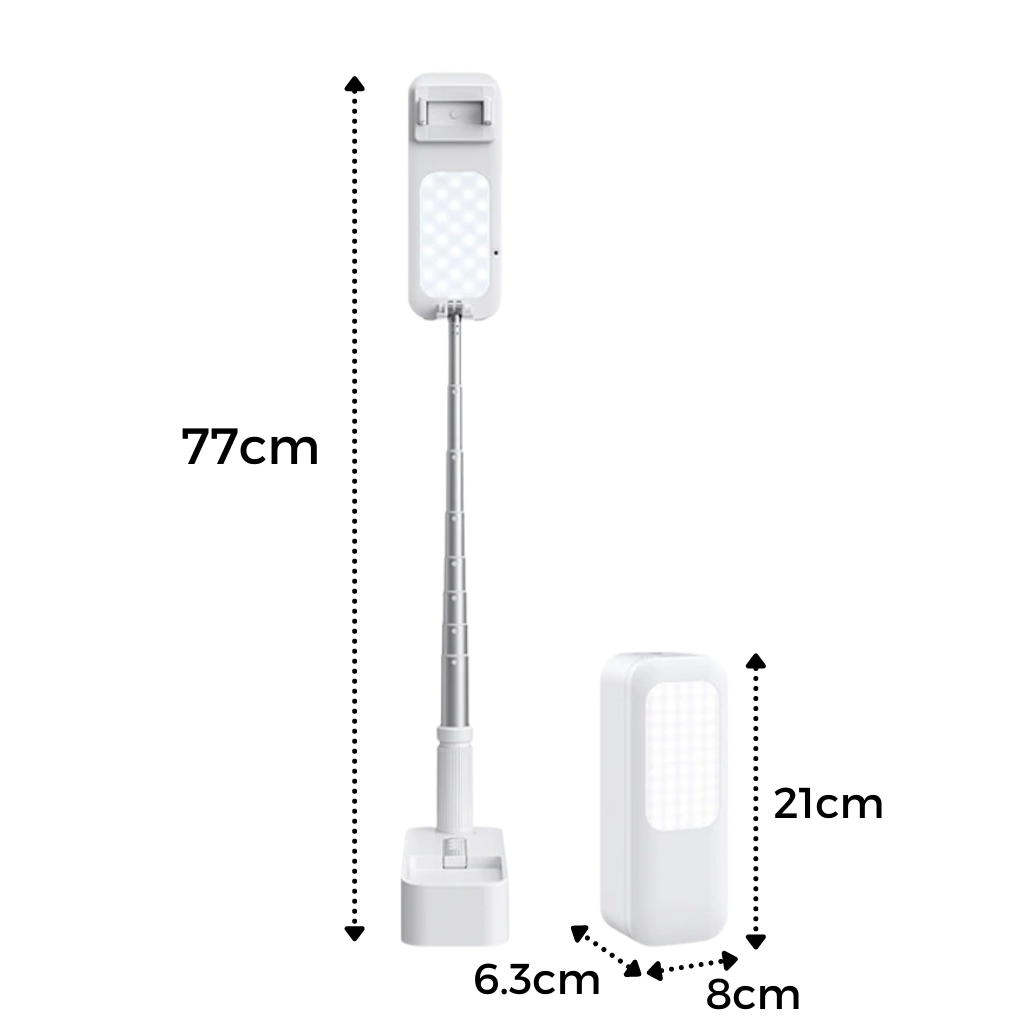 Smartphone Holder Integrated Bluetooth Light Kit - Ozerty