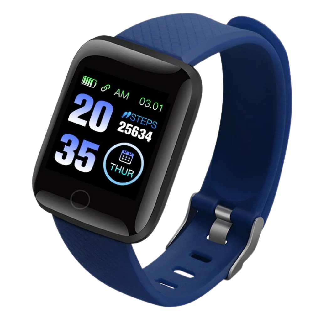 Touch screen smart watch -Blue - Ozerty