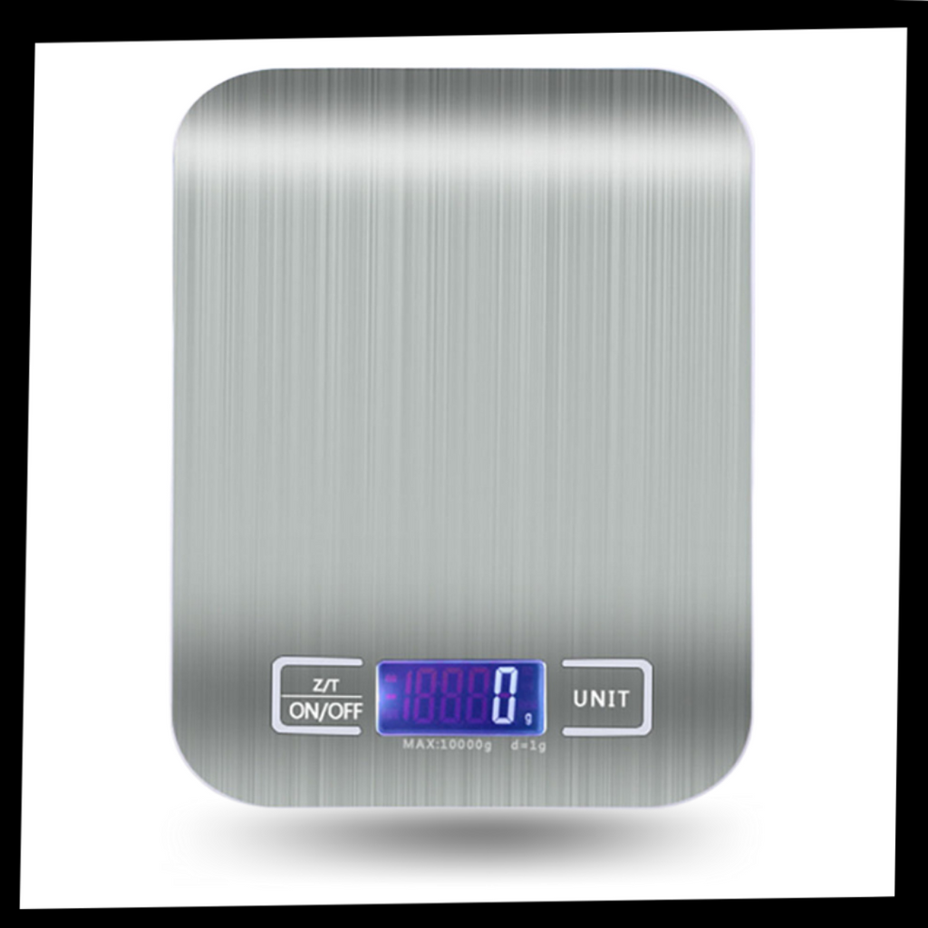 Stainless Steel LCD Digital Kitchen Scale - Ozerty