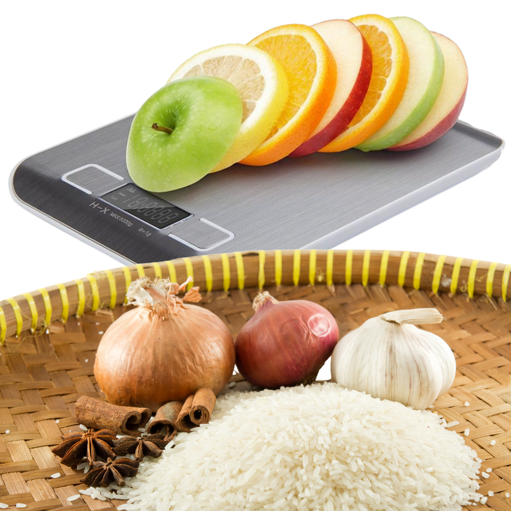 Stainless Steel LCD Digital Kitchen Scale - Ozerty