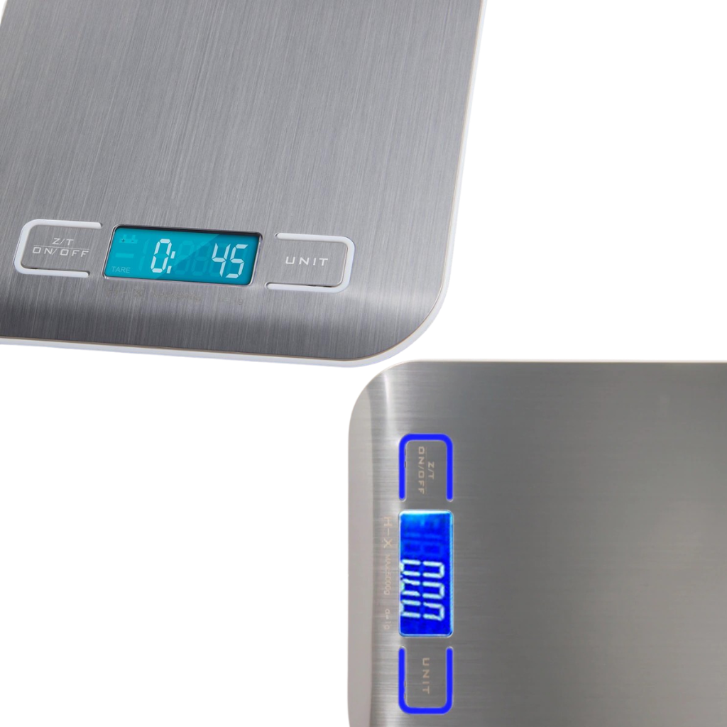 Stainless Steel LCD Digital Kitchen Scale - Ozerty