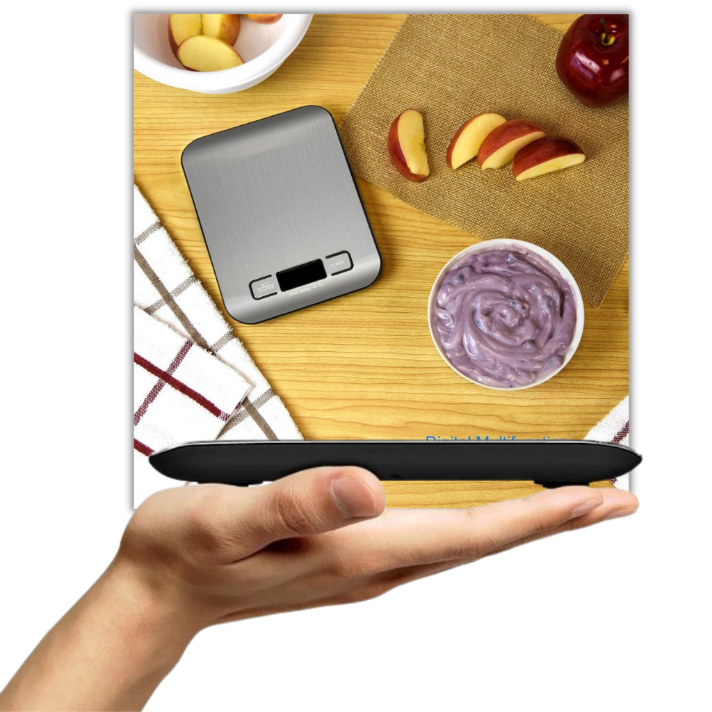 Stainless Steel LCD Digital Kitchen Scale - Ozerty