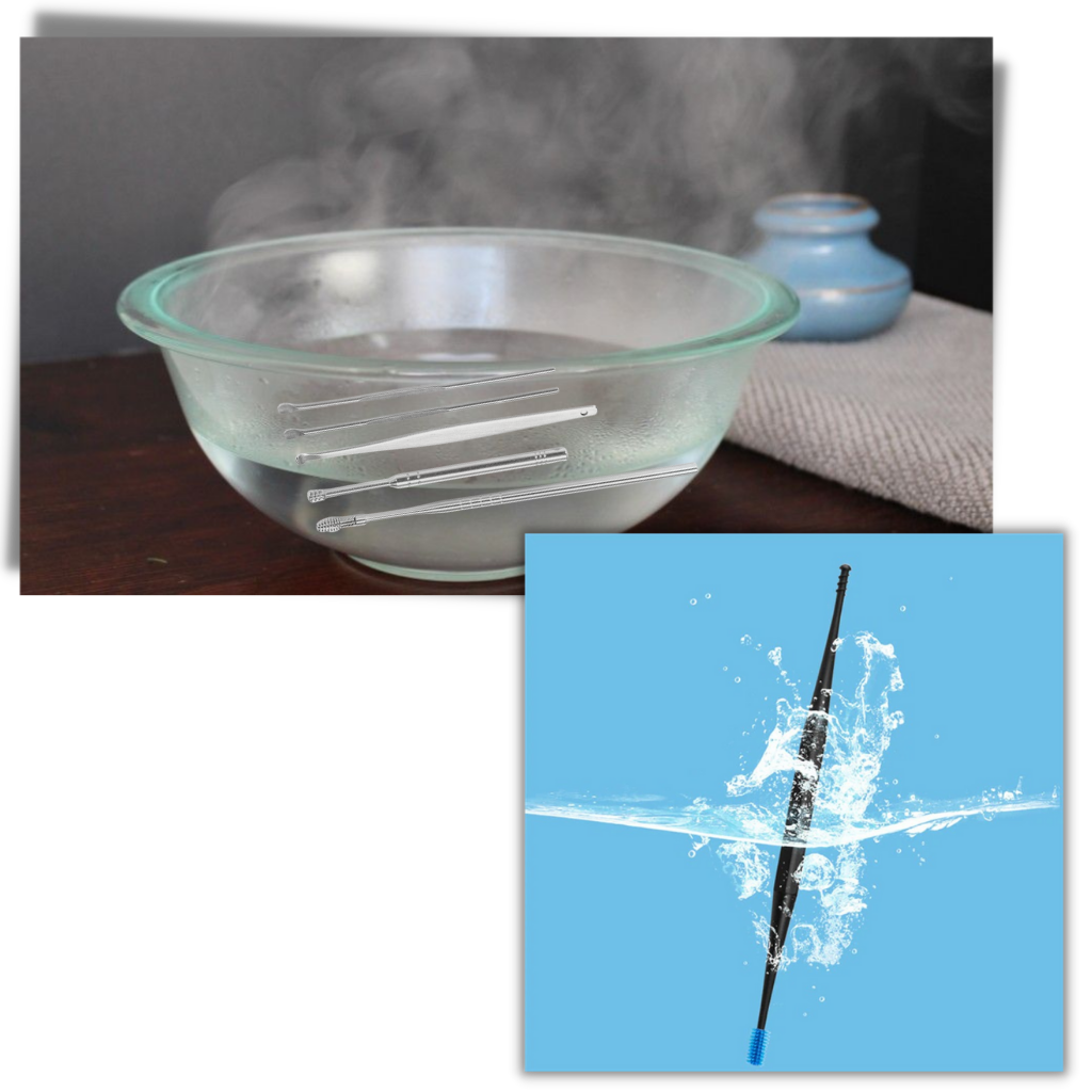 Stainless steel ear wax cleaner tool set - Ozerty