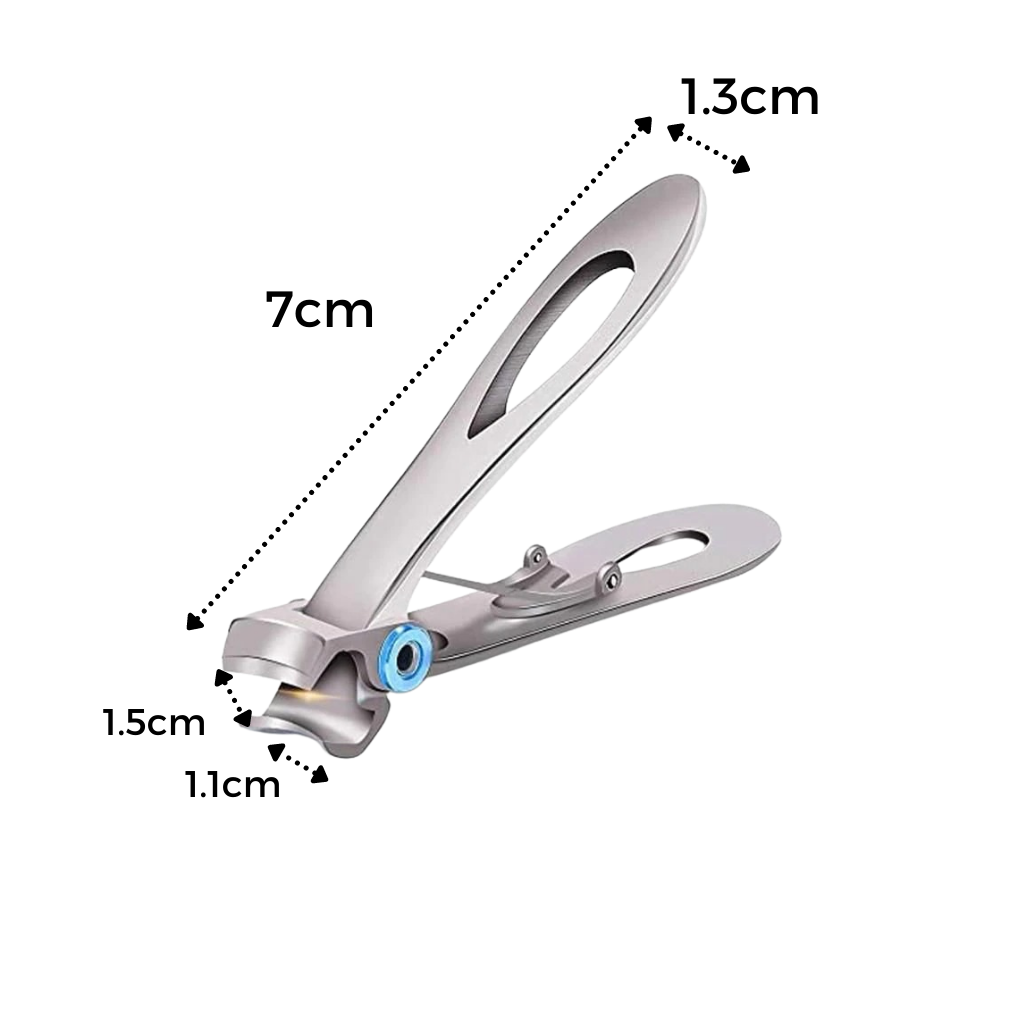 Stainless Steel Wide Jaw Nail Clippers - Ozerty