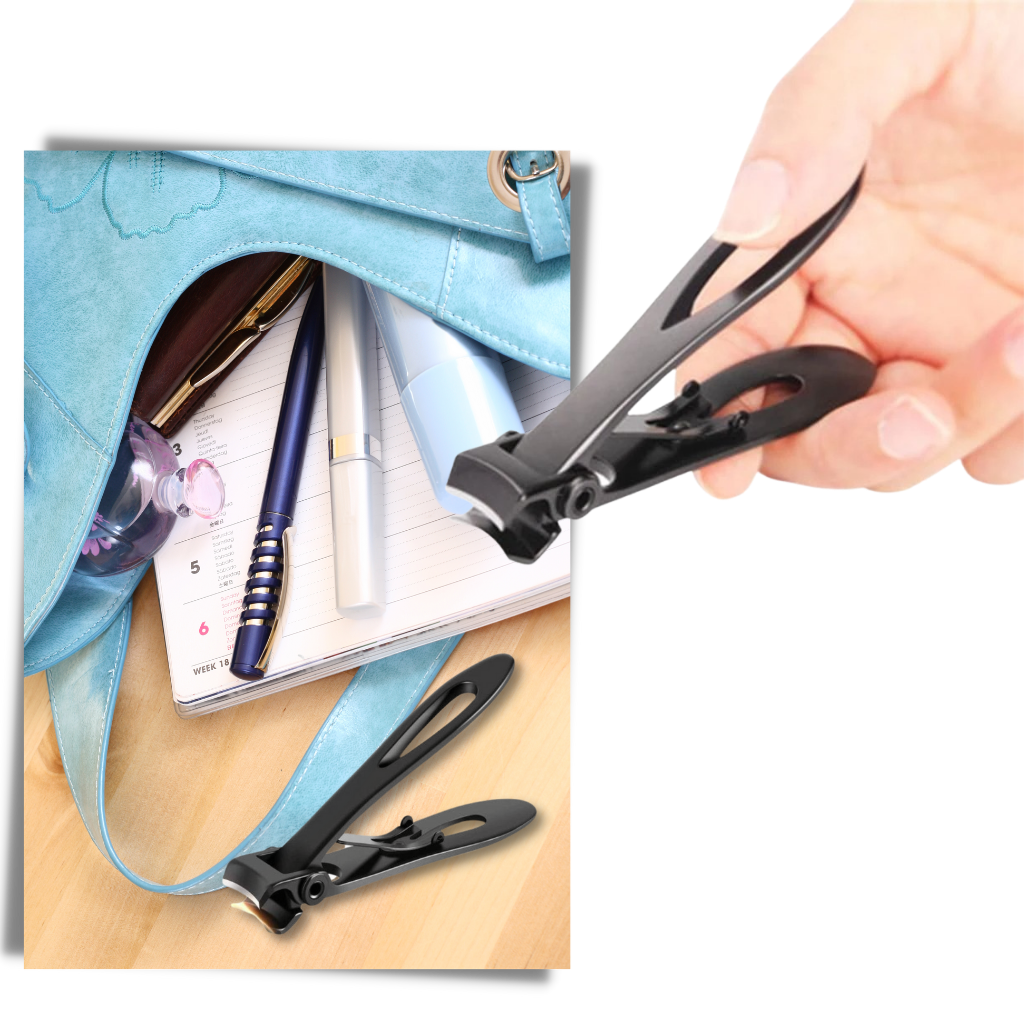 Stainless Steel Wide Jaw Nail Clippers - Ozerty
