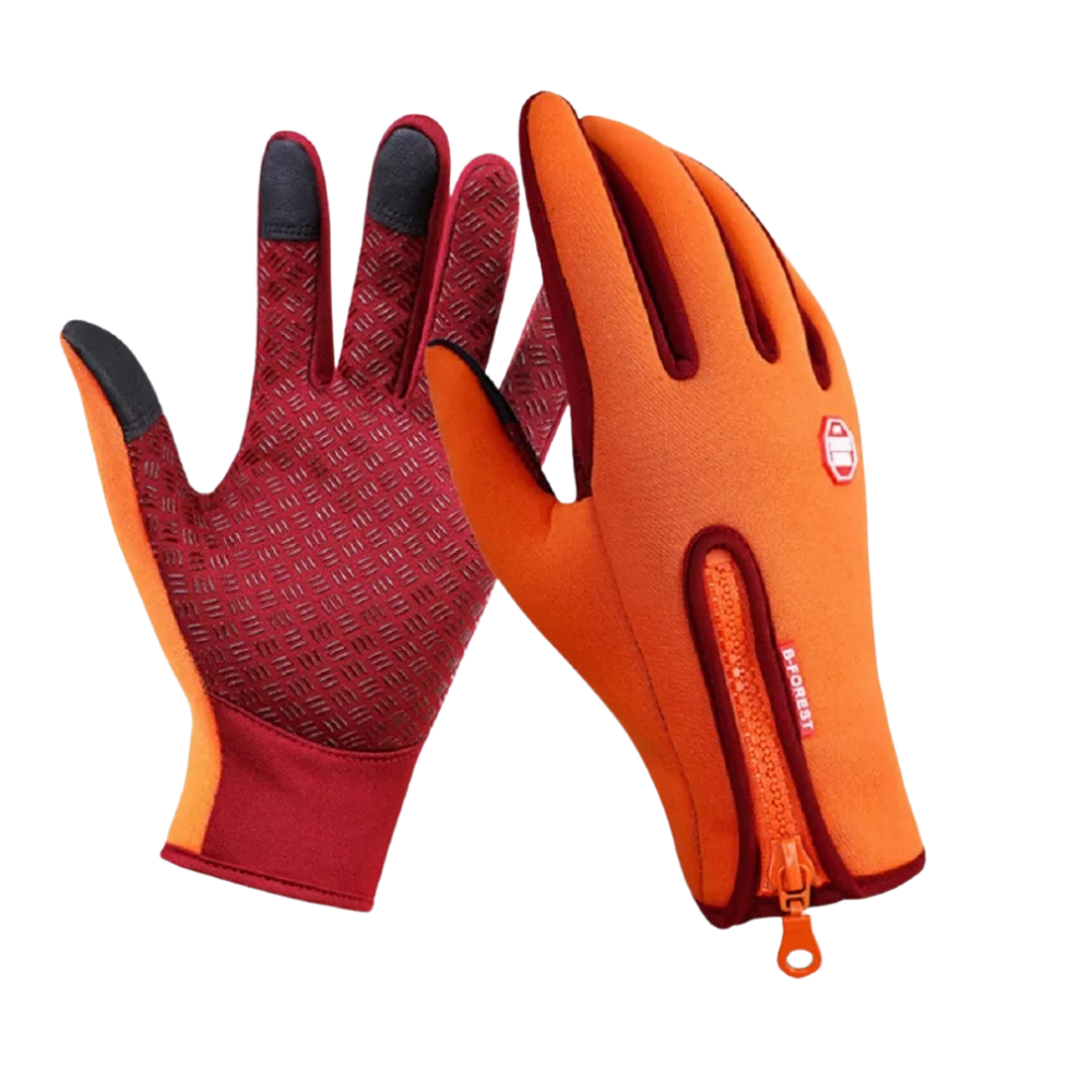 Unisex thermal gloves -Orange - Ozerty