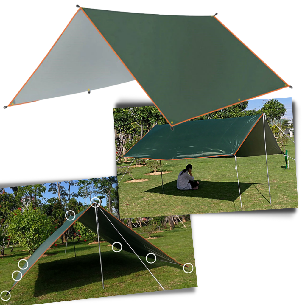 Waterproof Camping Tarp Set - Ozerty