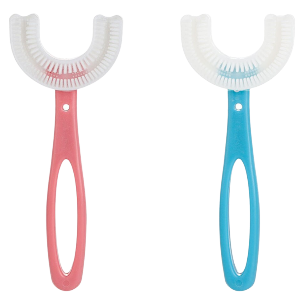 U-shaped Toothbrush for Kids (pack of 2) -6-12 Years Old (Pack Of 2) - Ozerty