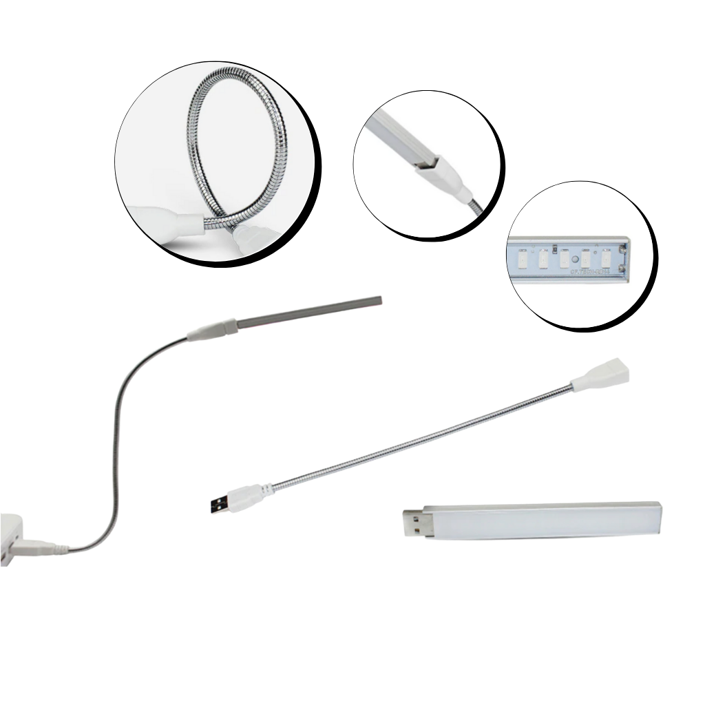 USB LED Plant Grow Light with Flexible Pole - Ozerty