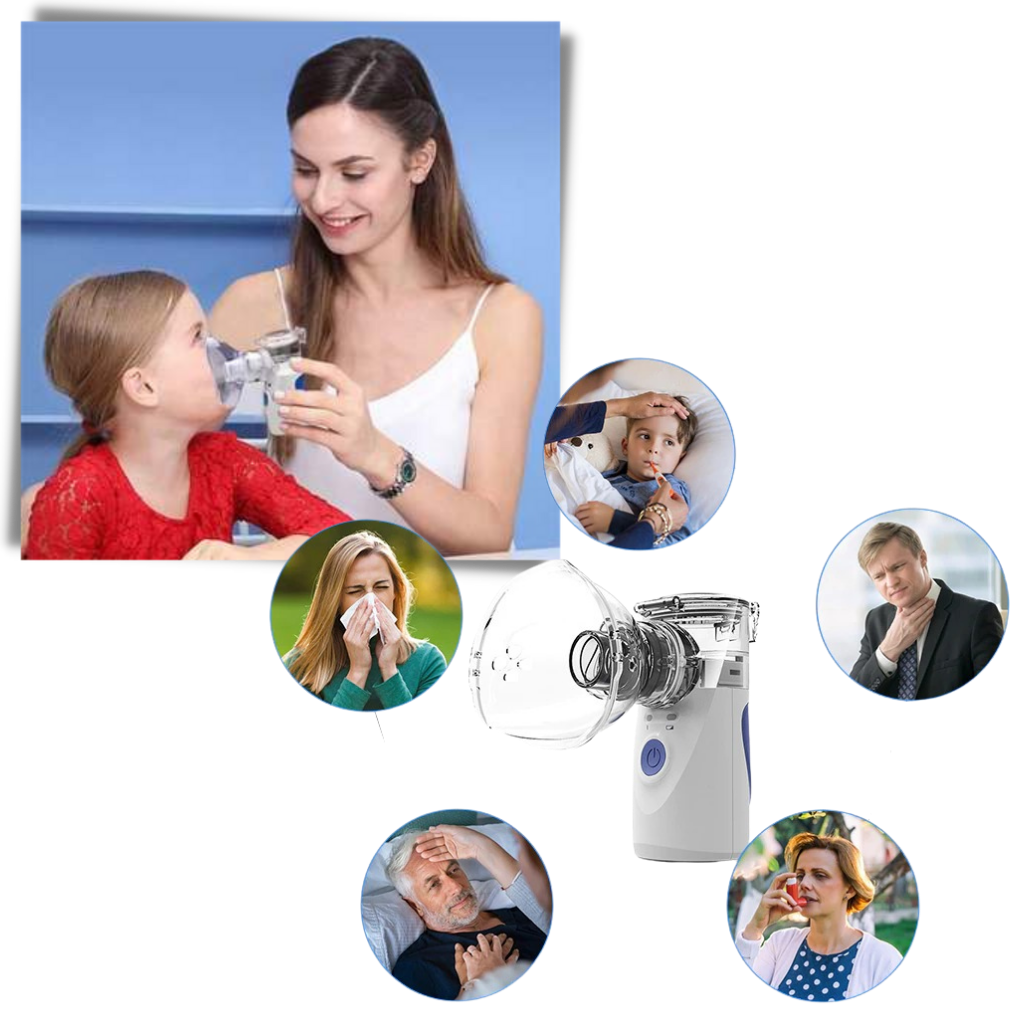 Ultrasonic Nebuliser for Children & Adults - Ozerty