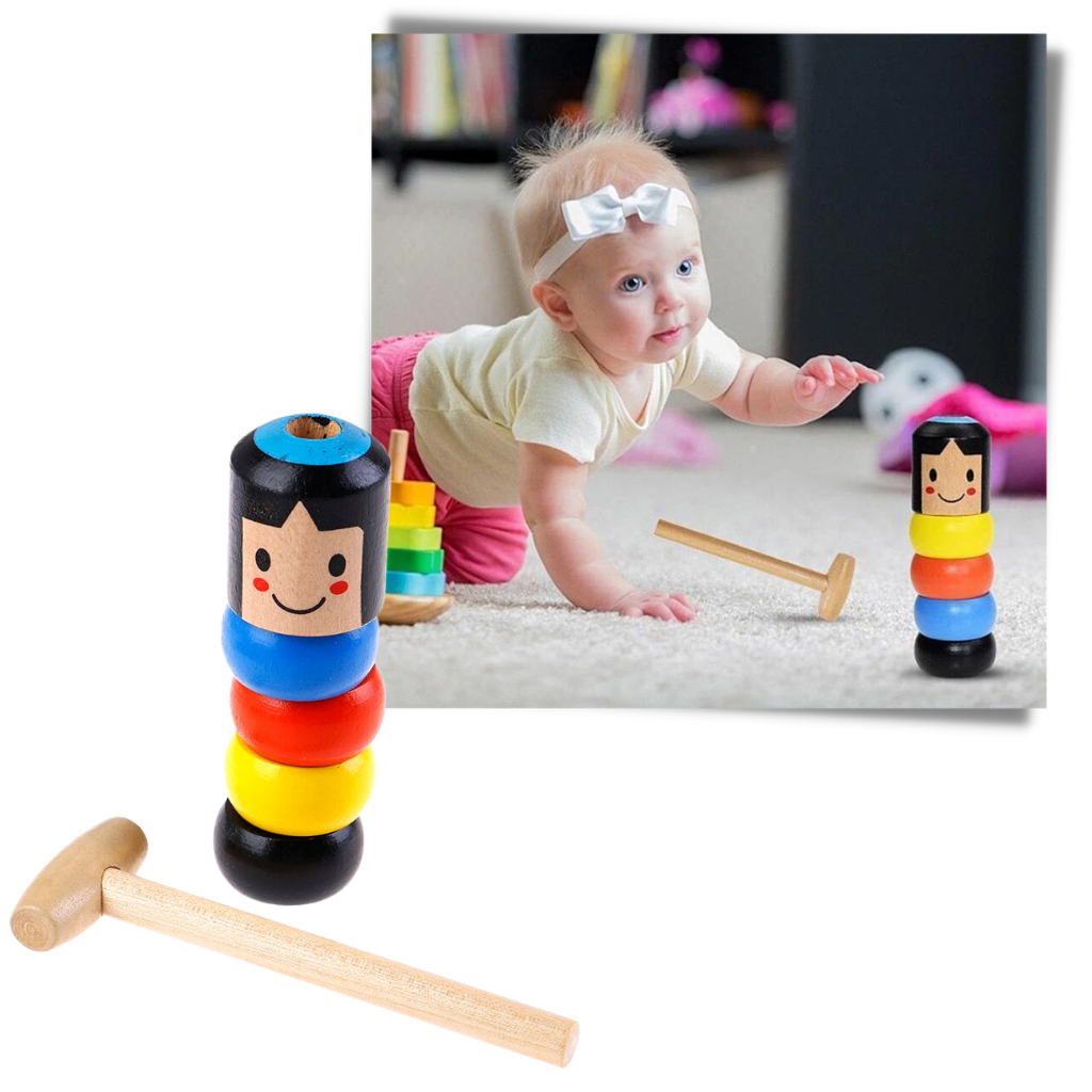 Magic Unbreakable Wooden Man Toy - Ozerty