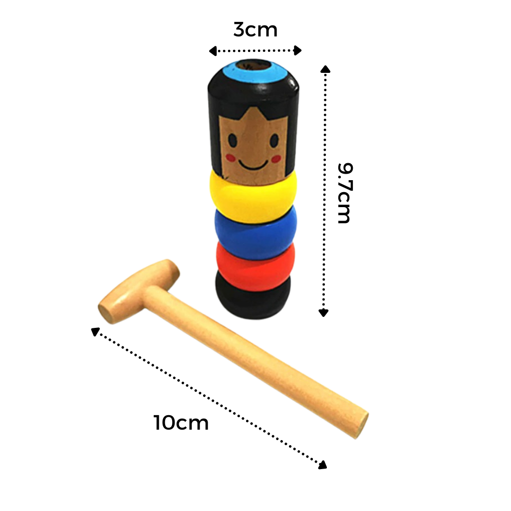 Magic Unbreakable Wooden Man Toy - Ozerty