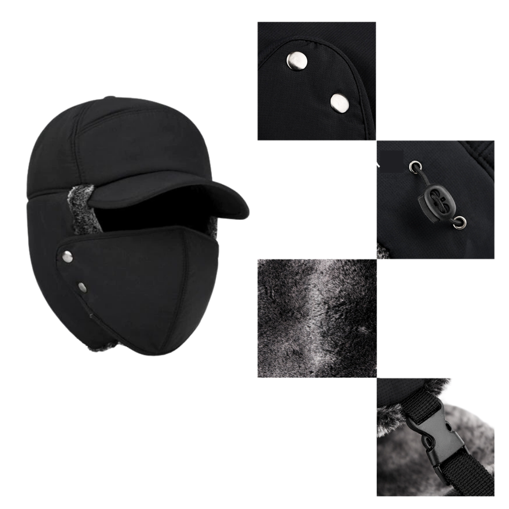 Unisex Windproof Ear and Face Protection Hat - Ozerty