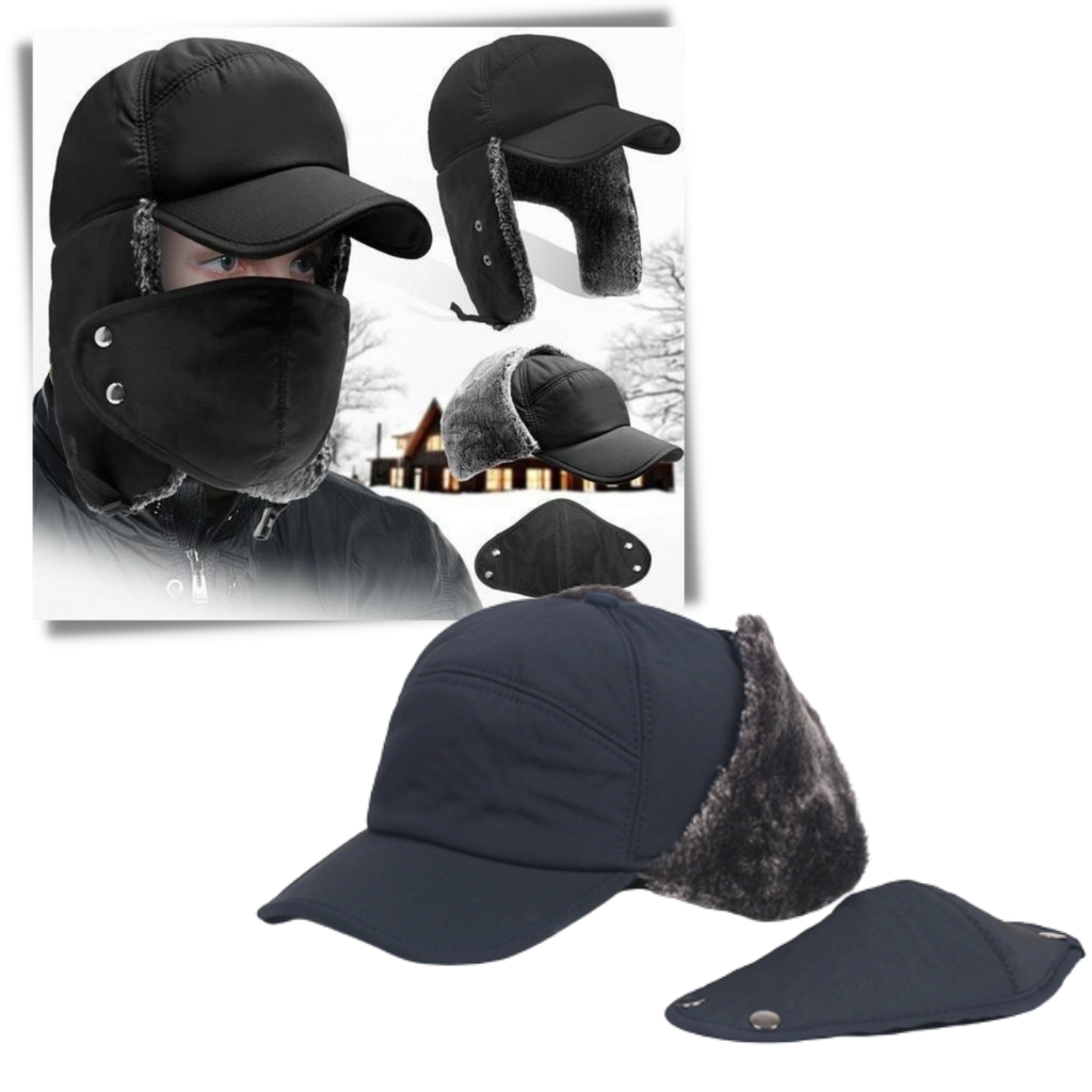 Unisex Windproof Ear and Face Protection Hat - Ozerty