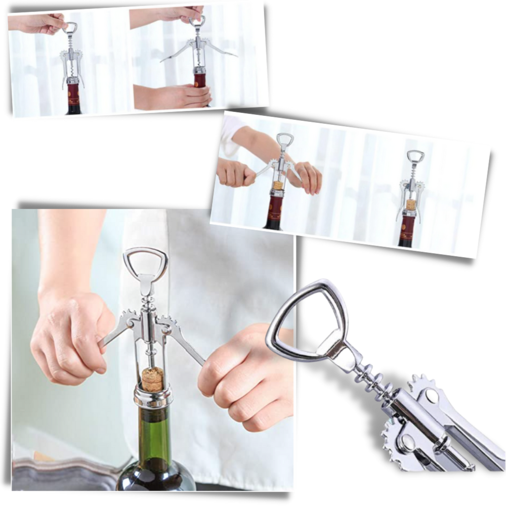 Versatile Wine Bottle Opener - Ozerty