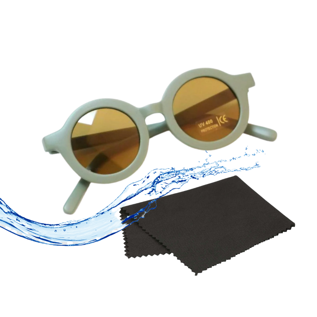 Vintage Round Kids Sunglasses for Ages 1 to 5 - Ozerty