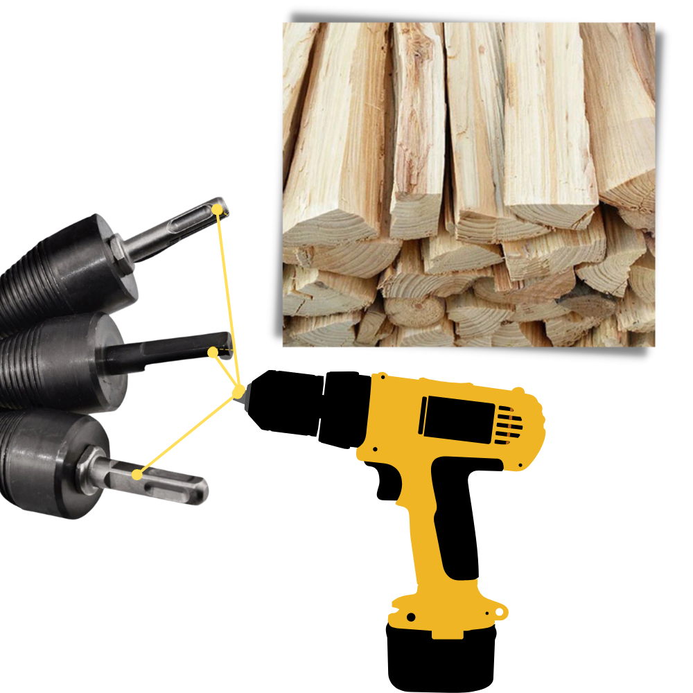 Wood Splitter Drill Bit - Ozerty