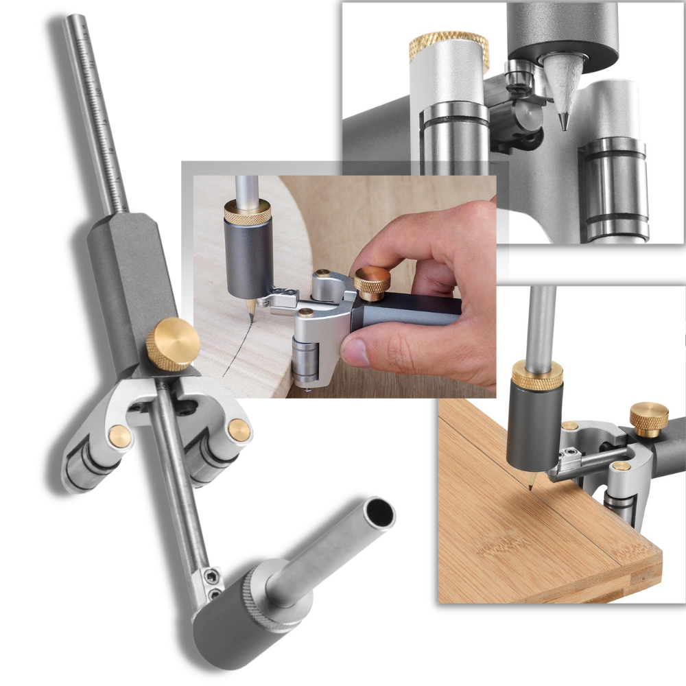 Dual Function Woodworking Scribing Tool - Ozerty