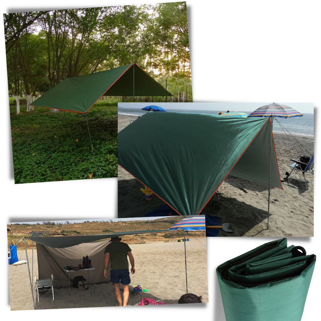 Waterproof Camping Tarp Set - Ozerty