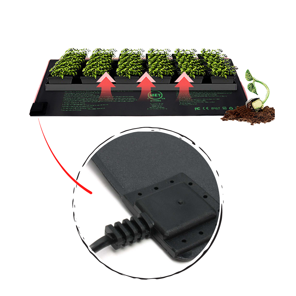 Waterproof Seedling Heat Mat 24x52cm - Ozerty