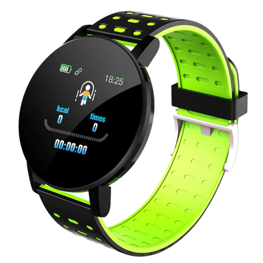 Waterproof smart watch -Green/Black - Ozerty