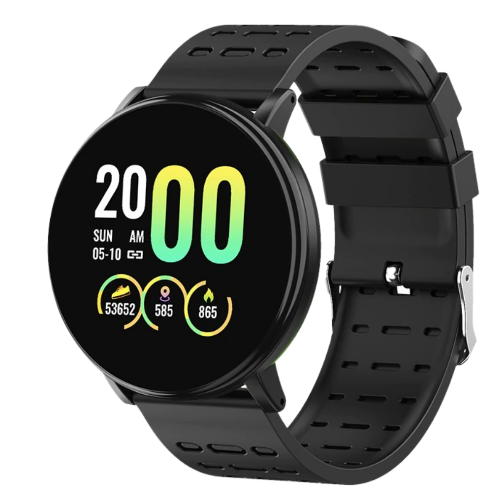 Waterproof smart watch -Black - Ozerty