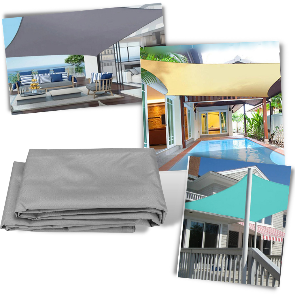 Weatherproof Rectangular Sun Shade sail - Ozerty