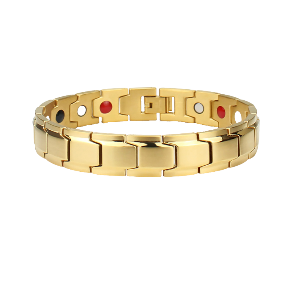 Magnetic Weight Loss Bracelet -Gold - Ozerty