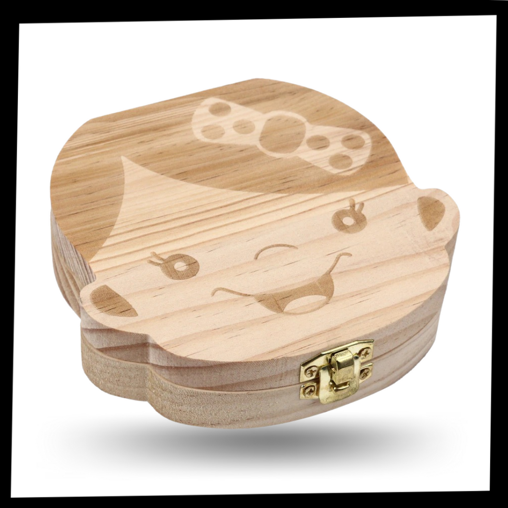 Wooden Baby Teeth Box - Ozerty