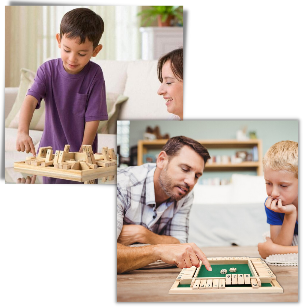 Wooden Dice Game - Ozerty