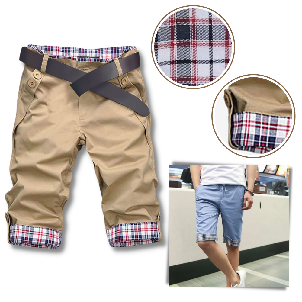 Elegant Men's Cargo Shorts - Ozerty