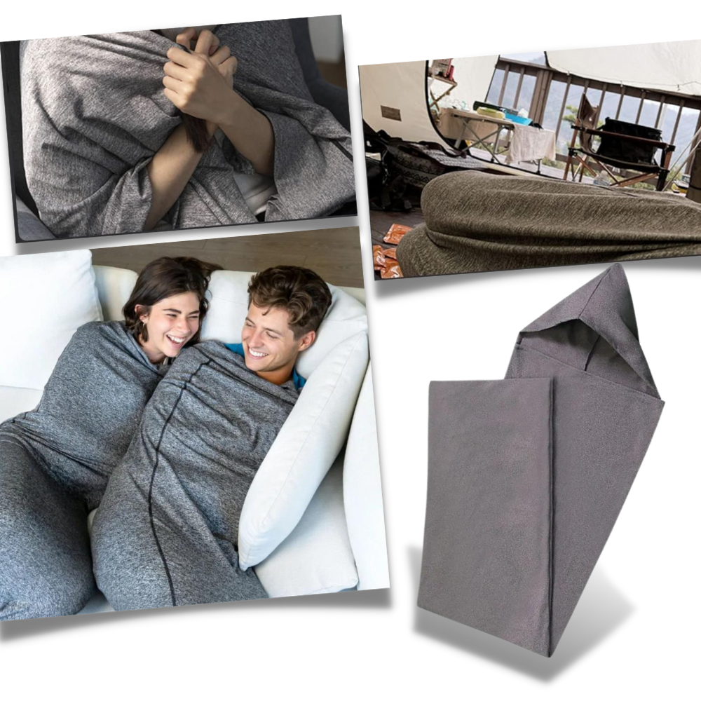 Hooded Sleep Pod Wearable Blanket - Ozerty