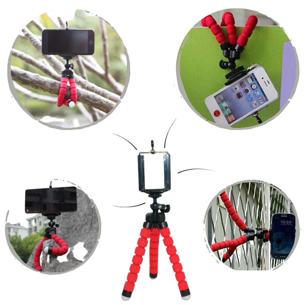 Mini Flexible Phone Tripod Stand Set - Ozerty