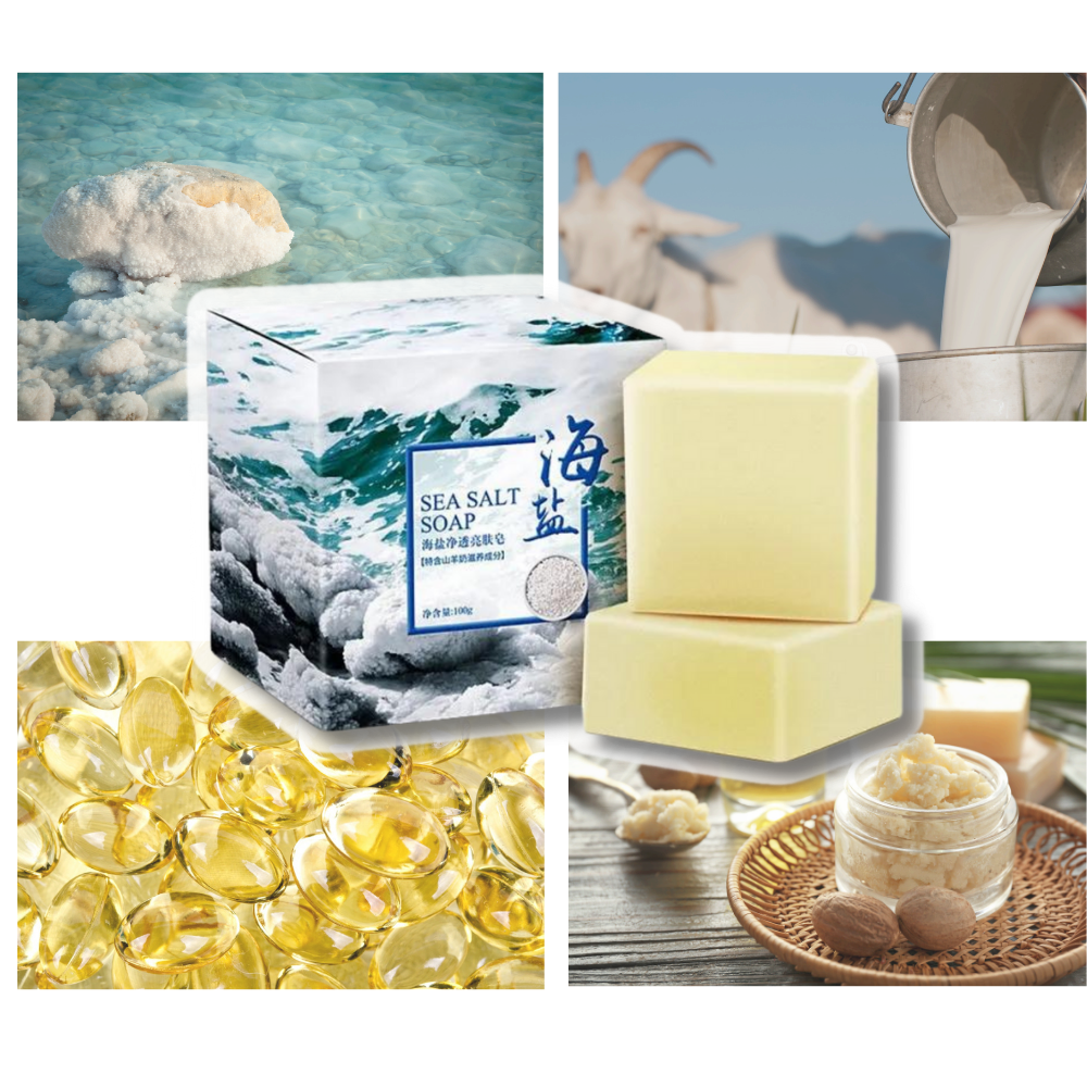 Natural Sea Salt Antiacne Soap - Ozerty