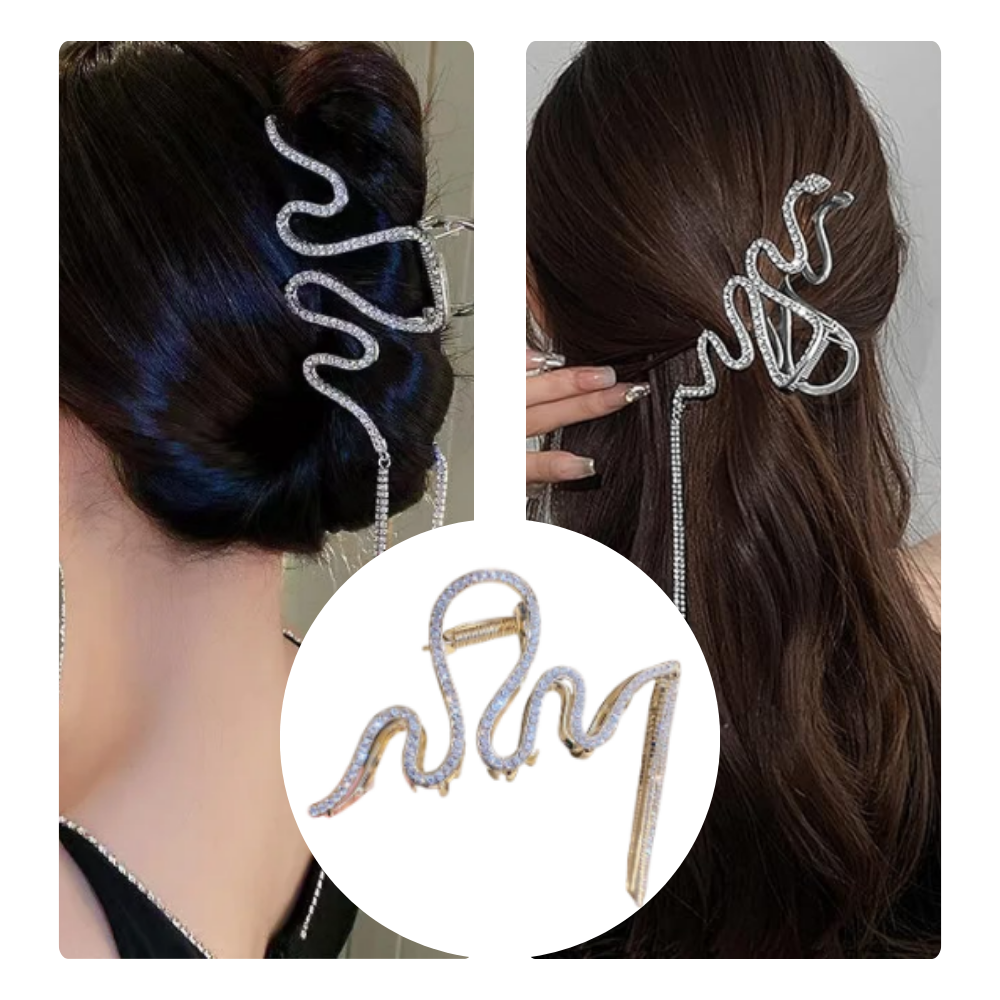 Snake Tassel Claw clip for hair - Ozerty