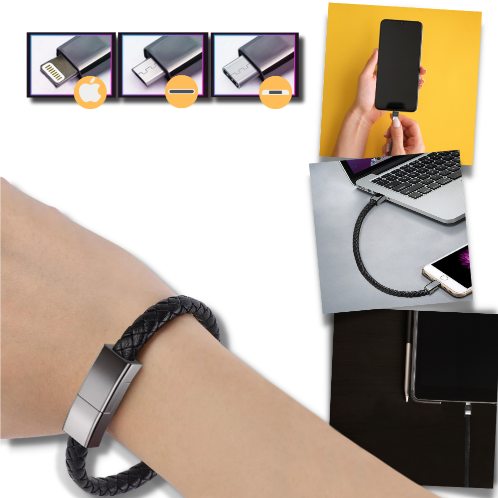 Versatile Bracelet USB Charging Cable - Ozerty