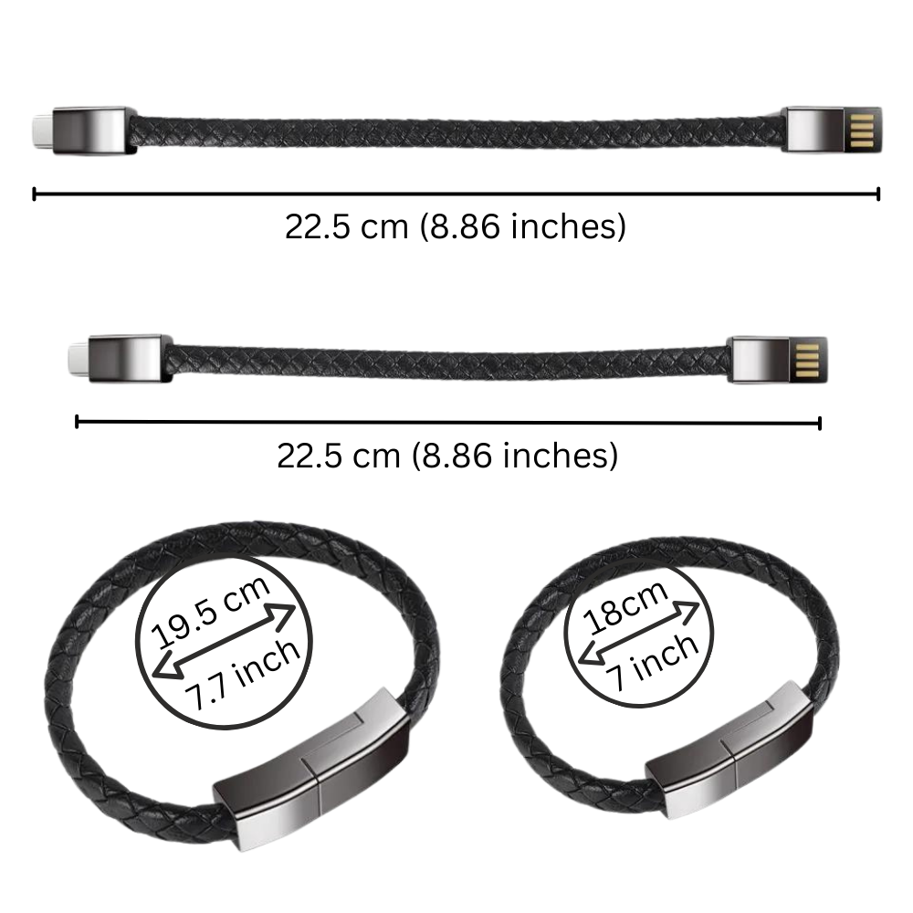 Versatile Bracelet USB Charging Cable - Ozerty