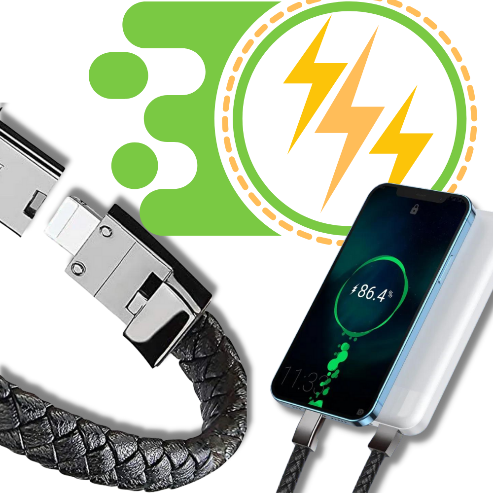 Versatile Bracelet USB Charging Cable - Ozerty