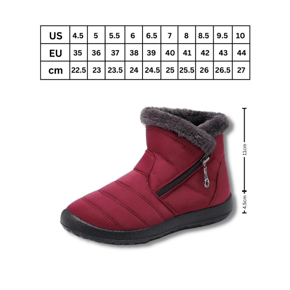 Women's Warm Waterproof Snow Boots - Ozerty